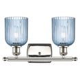 thumbnail image 3 of 516-2W-PN-G559-5BL Innovations Lighting Bridal Veil - 2 Light Bath Vanity-10 Inch Tall and 15 Inch Wide-Polished Nickel Finish-Princess Blue Glass, 3 of 3