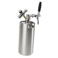 thumbnail image 4 of Système de Robinet de Mini Fût de Bière 3.6L, Système de Robinet de Growler en Acier Inoxydable, Mini Fût de Café Réglable 60PSI, 4 of 20