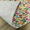 thumbnail image 5 of Ambesonne Cartoon Place Mats Set of 4, Colorful Motorcycles, Standard Size, Blue Yellow, 5 of 6