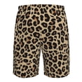 thumbnail image 6 of Kdxio Leopard Print-1 Pattern Mens Casual Shorts - Drawstring Summer Beach Sports Shorts for Men, 6 of 9