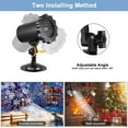thumbnail image 2 of Snowfall Christmas Light Projector, Viworld Indoor Outdoor Holiday Projector Lights with Remote Control, Rotating Snow Falling Projector Lamp for Halloween Xmas Wedding Garden Landscape Decorative, 2 of 7