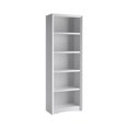 thumbnail image 1 of CorLiving Quadra Engineered Wood 5-Tier Adult Standard Bookcase with 4 Adjustable Shelves, 1 of 4