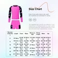 thumbnail image 5 of Haitryli Kids Girls 2 Piece Swimsuit UPF 50+ Long Sleeve Rash Guard Shirt with Swim Shorts Beach Bathing Suit Hot Pink 12, 5 of 5