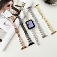 thumbnail image 2 of Adecuado para Apple Watch Correa iwatch 9 metal Z patrón 8/7/6/SE/5/4 generación Lightning Diamond Correa, 2 of 5