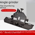 thumbnail image 3 of Portable 4-in-1 Ceramic Tile Chamfering Tool with Sea Sponge Corner - 45 Degree Angle Cutter for Sintered Tiles, Multi-functional Cutting Device, Durable & User-Friendly, 125mm Model (Cat Face Style, 3 of 6