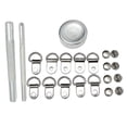 thumbnail image 1 of Abbracc Boot Hooks DIY for Leather Craft Mountaineering Bag Accessories 8x12mm, 1 of 9