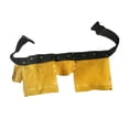 thumbnail image 3 of Waist Pouch Belt Leather Tool Belt Quick Release Buckle Carpenter Construction Work Apron Tool Storage Pouch Belt Hand Tool ,Adjustable, 3 of 5