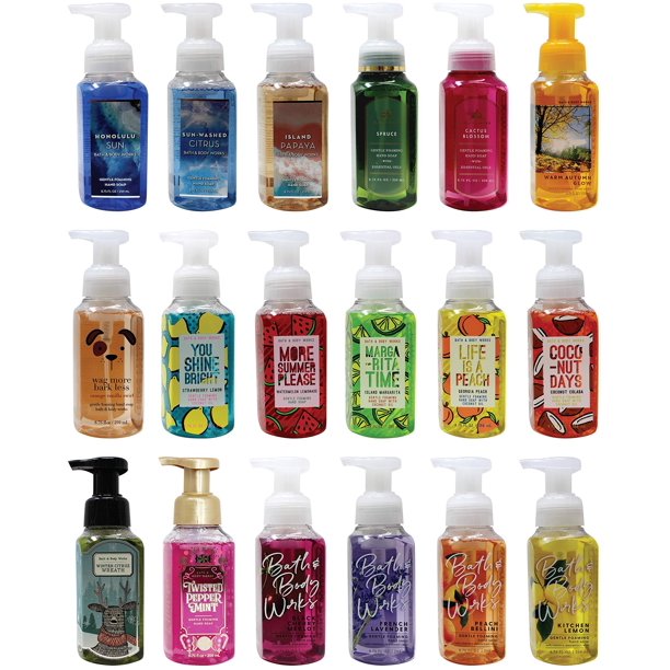 Bath & Body Works Assorted 5 Pack Gentle Foaming Hand Soap Walmart