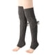 thumbnail image 5 of Medias de lana para calentar los pies, calcetines de otoño e invierno de color liso por encima de la rodilla, calcetines largos con tiras y cordones para mujer, 5 of 6