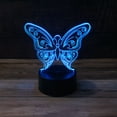 thumbnail image 3 of 3D Cute Butterfly Acrylic for LED Lamp Base (Acrylic Only. Base Not Included), 3 of 6