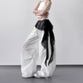 thumbnail image 5 of ManxiVoo Lace Wrap Asymmetrical Layered Skirt with Tie Waist Scarf Belt for Women Casual Wear, 5 of 7