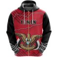 thumbnail image 5 of Sudadera con capucha vintage para hombre, con estampado de bandera de Yemen, moda urbana, manga larga, gran tamaño, emblema YE, ropa Y2k, sudaderas con cremallera, 5 of 5
