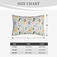 thumbnail image 4 of Lsque Cartoon Animals Pattern Pillow Case – Soft & Cozy Throw Pillow Cover, Hypoallergenic Cushion Case for Sleeping Women with Envelope Closure-16"x24", 4 of 6