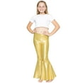 thumbnail image 2 of Stretch Is Comfort Girl's Poly/Spandex Stretch Bell Bottoms Flare Pants Mystique Gold XX-Small, 2 of 6