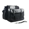 thumbnail image 1 of Bolsa para sillín de bicicleta de doble cara, alforja para bicicleta de gran capacidad, impermeable, para bicicletas de montaña y carretera, para desp Negro, 1 of 8