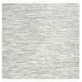 thumbnail image 3 of SAFAVIEH Montauk Rosalind Striped Braided Cotton Area Rug, Silver, 4' x 4' Square, 3 of 10