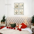 thumbnail image 5 of Christmas Wall Decor, Hohoho Christmas Coffee Reindeer Car Posters Wall Art Prints, Boho Christmas Decor, Boho Beige Striped Christmas Wall Decor for Living Room Bedroom, 8x10 Inches Set of 4 Unframed, 5 of 6