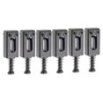 thumbnail image 1 of Ruiboury Guitar Saddles Electric Guitar Bridge Spare String Pull Bridge Code Part Style A 1Set, 1 of 6