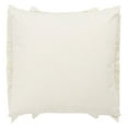thumbnail image 4 of SAFAVIEH Grema Solid Overcut Lumbar Pillow, 12" x 20", White, 4 of 4
