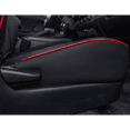 thumbnail image 2 of EKR Custom Fit Chevy Silverado Front Seat Covers for 2019-2024 Silverado 1500 Reg Cab,2020-2024 Silverado 2500 Reg Cab,2021-2024 Silverado 3500 Reg Cab- Leather(Black with Red Trim), 2 of 7