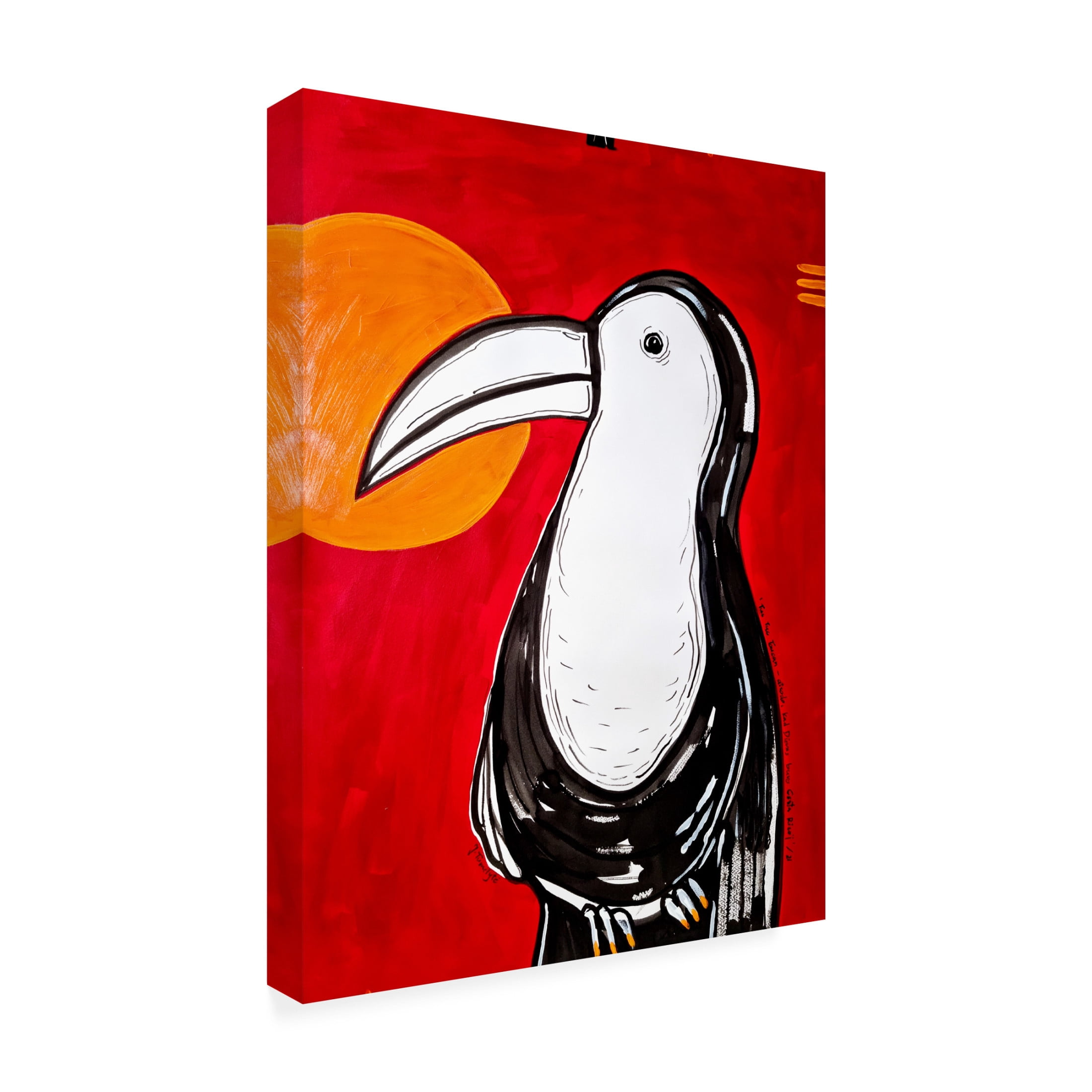 Trademark Fine Art Julija Belickien? Toucan it seems that God was in Costa Rica Canvas Wall Art