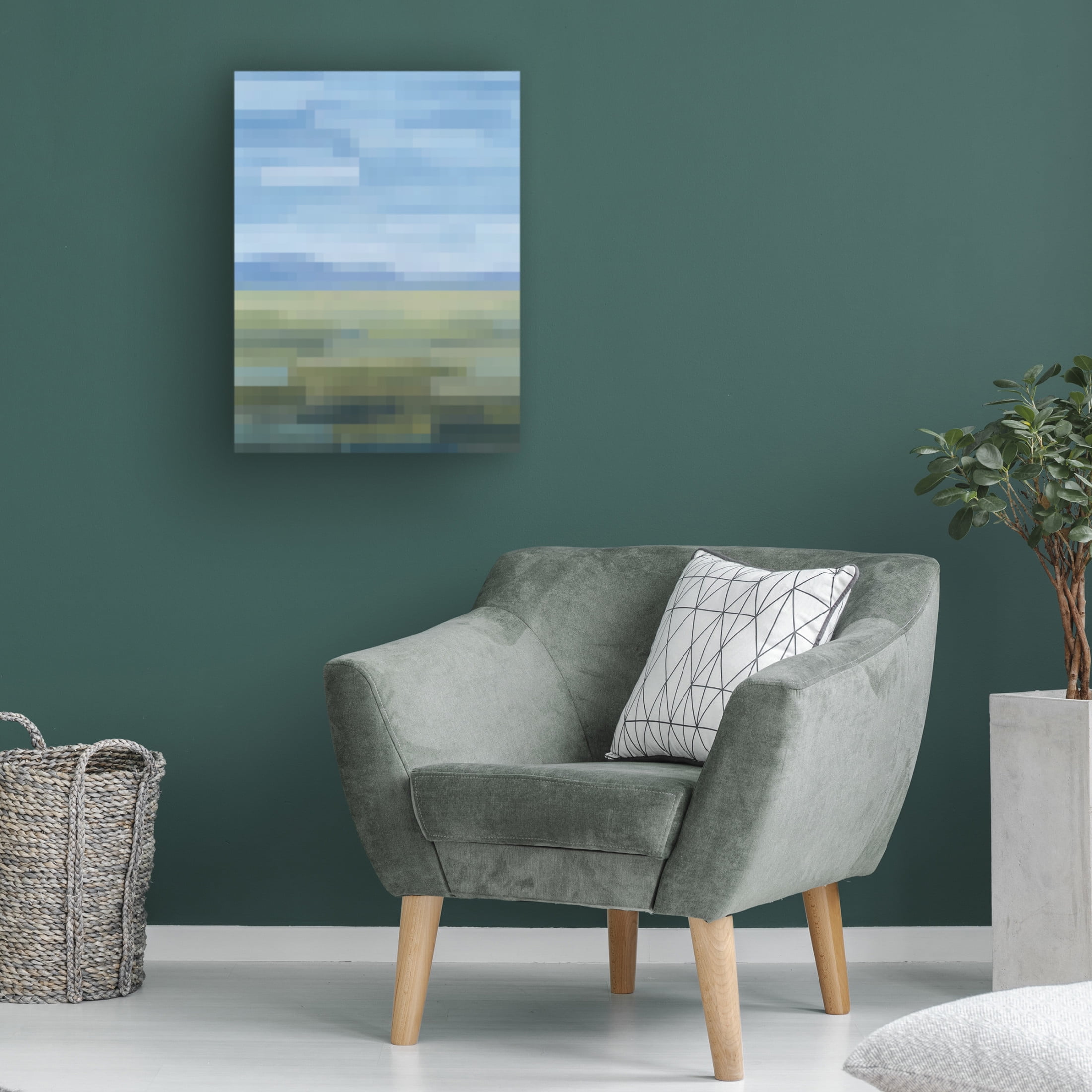 Trademark Fine Art Grace Popp  Pixel Memory I Canvas Wall Art