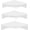 White, variant on Corner Shelf Wall Mount, Set of 3 Corner Floating Shelves with Cable Hole, 3 Tier Wood Corner Hanging Shelves, Living Room Bedroom Bathroom, Pink