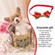 thumbnail image 4 of Methold Collar de pajarita para mascotas, accesorio de ropa para gatos, adorno de cuello pequeño, regalo de Navidad, collares para perros y gatos, Suministros para perros Tipo 3 Methold PT003672-03, 4 of 6