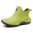thumbnail image 2 of Rain Boots Women Non- Rubber High Top Unisex Rain Shoes Women Rain Boots (Green 9), 2 of 5