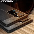 thumbnail image 2 of KEYSION-funda a prueba de golpes para Samsung Note 20, carcasa trasera de silicona de cuero de lujo para teléfono Galaxy S22 S21 + S20 Plus QYM unisex, 2 of 2