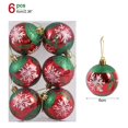 thumbnail image 3 of 6 bolas de nieve transparentes de 6 cm para Navidad, colgantes para decoración de árboles de Navidad, adornos colgantes transparentes para Navidad, 3 of 5
