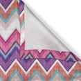 thumbnail image 6 of Ambesonne Chevron Grommet Curtain, Colorful Groovy Art, 50" x 54", Multicolor, 6 of 6