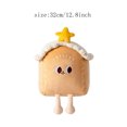 thumbnail image 3 of Cute Star House Shaped Throw Pillow - Soft Christmas Cushion with Embroidered Face, Kawaii Stuffed Plush Home Decor for Sofa Couch Bed, Holiday Seasonal Room Ornament Cozy Reading Napping Gift, 3 of 7