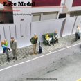 thumbnail image 2 of Figuras de Resina Zulema Muñecas Personaje Miniatura 1:64 Diseño de calle Diorama Verde, 2 of 5