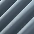 thumbnail image 3 of Sun Zero Malmo 1-Piece Theater Grade Extreme 100% Blackout Rod Pocket Curtain Panel, 52"X63", Denim Blue, 3 of 8