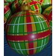thumbnail image 1 of Globos de decoración navideña de 60cm, impresión al aire libre, PVC, atmósfera navideña, manualidades, pelota de juguete inflable, decoración de Navidad, 1 of 4