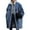 Blue, variant on Womens Jackets Fall Jackets for Women 2025 Women's Reversible Warm Notched Collar Jean Jacket Denim Coat Trucker Jacket