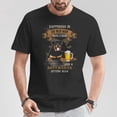 thumbnail image 2 of Happiness Is an Old Man with Beer and a Rottweiler Graphic Tee Unisex Adult Cotton Shirt for Dog Lovers and Rottweiler Fans Casual Wear Gift, Size 2XL, Color Black, 2 of 3