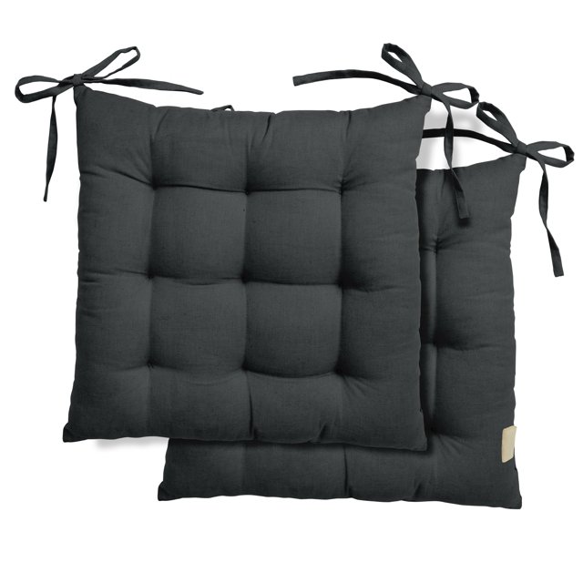 Vargottam Set of 2 Comfortable Chair Pads Seat Cushion with Full-Length Ties for Non-Slip Support Polyester Filling for Dining | Office | Kitchen Reduces Pressure & Washable