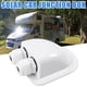 thumbnail image 2 of 2 uds. Caja de prensaestopas de entrada de Cable doble Panel Solar caja de prensaestopas de entrada de Cable de techo autocaravana blanco doble agujero RV accesorios de coche yate, 2 of 5