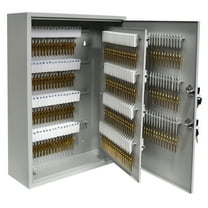 BankSupplies Fort Knox 320 Key Cabinet | Dual Lock Control Key Box | 22 Gauge