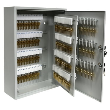 BankSupplies Fort Knox 320 Key Cabinet | Dual Lock Control Key Box | 22 Gauge