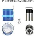 thumbnail image 4 of Blue Ele Leakproof, Vacuum Insulated Thermos Hot Lunch Containers with Ceramic-Coated Stainless Steel, Easy Grip Lid, and Folding Spoon (13.5oz), 4 of 6
