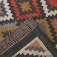 thumbnail image 5 of Wool Jute Kilim Rug, Handwoven, Decorative Kilim Dhurrie Rug, Accent Traditional Indian/WOOL JUTE RUGS Bohemian Modern Gifts Rug ( 5x8 Ft ) ( KILM- 19 ), 5 of 6