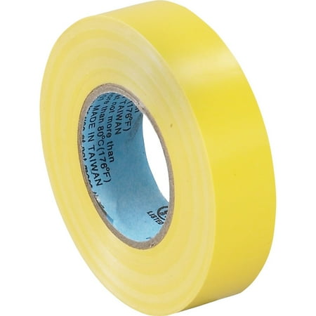 UPC: 0848109018782 | Aviditi 0.75 in. x 20 yards Yellow Electrical Tape – Pack of 10