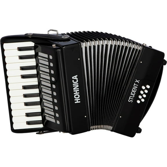 Hohner Student X 8-Bass Piano Accordion Black
