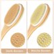 thumbnail image 3 of Cepillo de espalda, cepillo de baño, cepillo de ducha con mango largo, cepillo corporal, cepillo exfoliante, cerdas naturales, para eliminar piel muerta, celulitis, mejorar las funciones linfáticas, 3 of 7