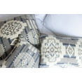 thumbnail image 3 of 20" Ultra Soft Light Gray Southwest Handmade Pillow Cover, 3 of 4