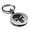 Silver, variant on Stainless Steel Punisher Round Medallion Keychain Circle Ring