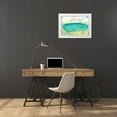 thumbnail image 3 of Ogren, Sarah 14x11 White Modern Wood Framed Museum Art Print Titled - Love is a Lakehouse, 3 of 4